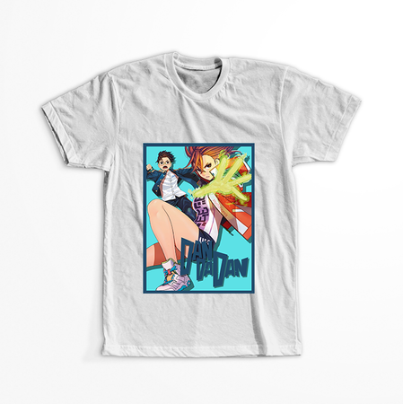 Koszulka Biała Dandadan - WYBIERZ FASON KOSZULKI