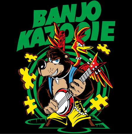 Koszulka Banjo Kazooie WYBIERZ KOLOR KOSZULKI I FASON