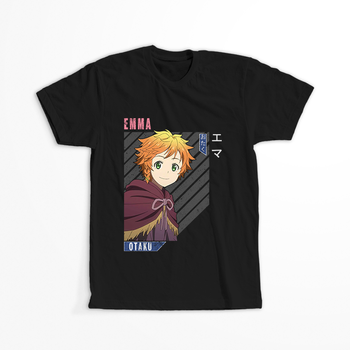 Koszulka Czarna - The Promised Neverland - WYBIERZ KOLOR KOSZULKI I FASON