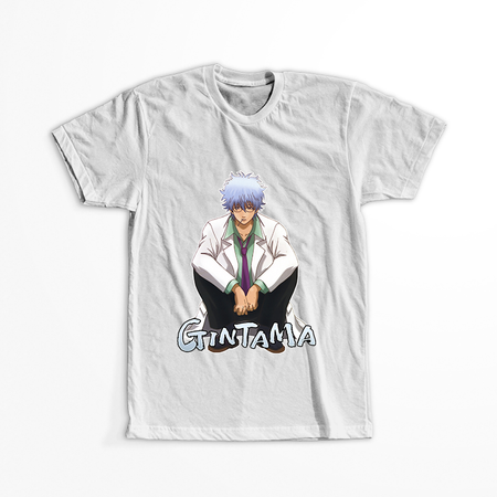 Koszulka Biała Gintama WYBIERZ KOLOR KOSZULKI I FASON