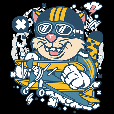 Koszulka Samolot WYBIERZ KOLOR KOSZULKI I FASON