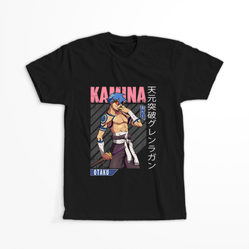 Koszulka Czarna Tengen Toppa Gurren Lagann  - WYBIERZ KOLOR KOSZULKI I FASON