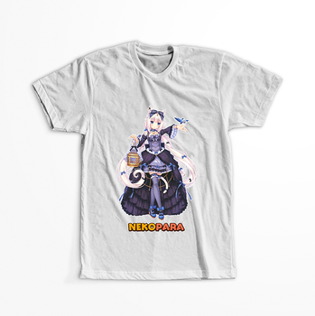 Koszulka Biała Nekopara - WYBIERZ KOLOR KOSZULKI I FASON