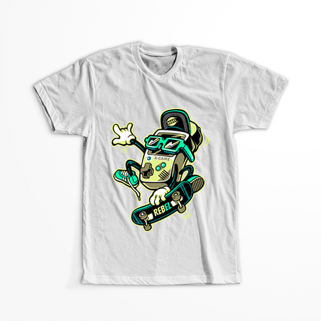 Koszulka Skater pad WYBIERZ KOLOR KOSZULKI I FASON