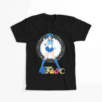 Koszulka Czarna Sailor Moon WYBIERZ KOLOR KOSZULKI I FASON