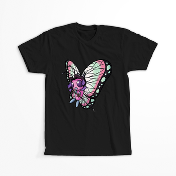 Koszulka Czarna - Pokemon x Naruto - WYBIERZ KOLOR KOSZULKI I FASON