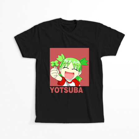 Koszulka Czarna Yotsuba! WYBIERZ KOLOR KOSZULKI I FASON