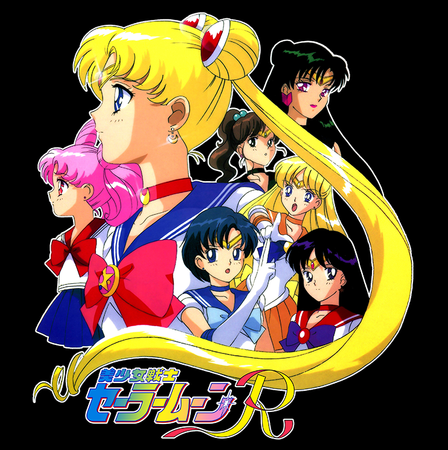 Koszulka Czarna Sailor Moon WYBIERZ KOLOR KOSZULKI I FASON