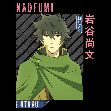 Koszulka Czarna - The Rising of the Shield Hero - WYBIERZ KOLOR KOSZULKI I FASON