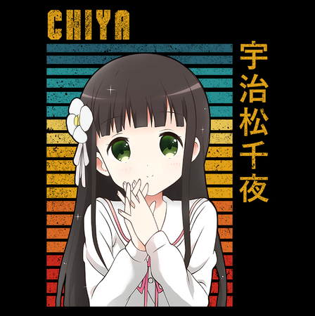 Koszulka Czarna - Is the Order a Rabbit?  - WYBIERZ KOLOR KOSZULKI I FASON