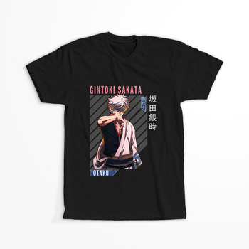 Koszulka Czarna Gintama WYBIERZ KOLOR KOSZULKI I FASON