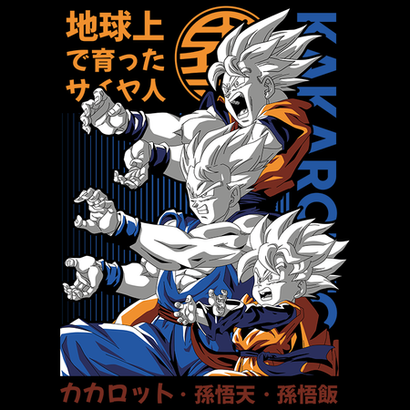 Koszulka Czarna Dragon Ball - WYBIERZ KOLOR KOSZULKI I FASON