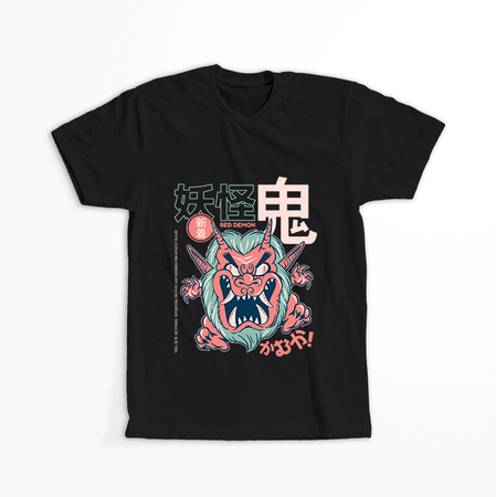Koszulka Demon KOLOR KOSZULKI I FASON