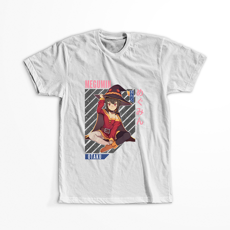 Koszulka Biała KonoSuba: God's Blessing on This Wonderful World! / Kono Subarashii Sekai ni Shukufuku wo! - WYBIERZ KOLOR KOSZULKI I FASON