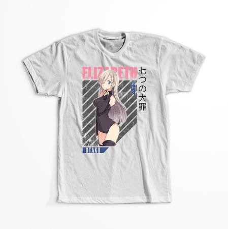 Koszulka Biała Seven Deadly Sins - WYBIERZ KOLOR KOSZULKI I FASON