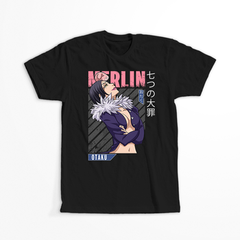 Koszulka Czarna Seven Deadly Sins - WYBIERZ KOLOR KOSZULKI I FASON