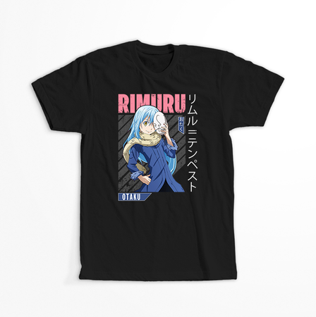 Koszulka Czarna Tensei Shitara Slime Datta Ken - WYBIERZ KOLOR KOSZULKI I FASON