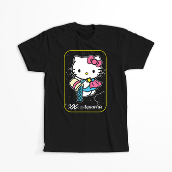Koszulka Czarna - Hello Kitty - WYBIERZ KOLOR KOSZULKI I FASON