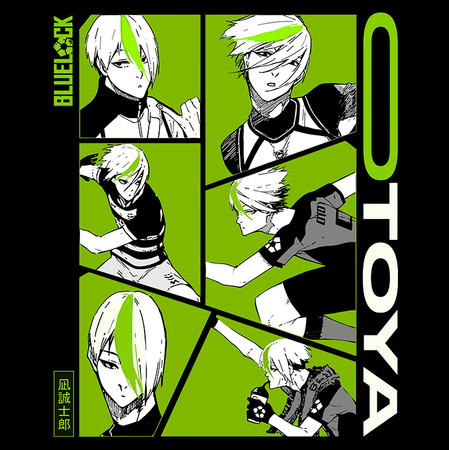 Koszulka Czarna - Blue Lock - WYBIERZ KOLOR KOSZULKI I FASON