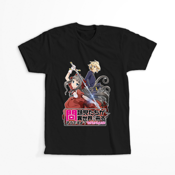 Koszulka Czarna Mondaiji-tachi ga Isekai kara Kuru Sou Desu yo? WYBIERZ KOLOR KOSZULKI I FASON