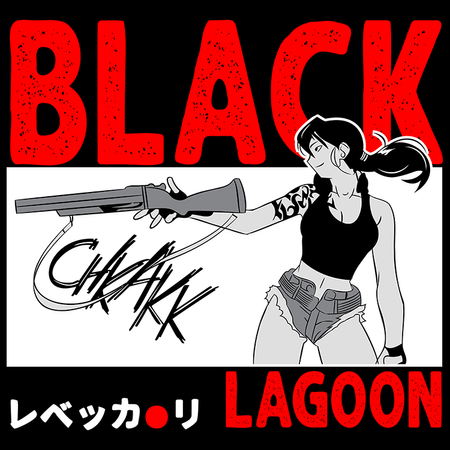 Koszulka Biała - Black Lagoon - WYBIERZ KOLOR KOSZULKI I FASON
