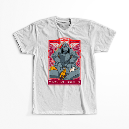 Koszulka Biała Fullmetal Alchemist - WYBIERZ KOLOR KOSZULKI I FASON