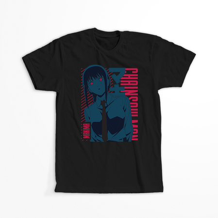 Koszulka Czarna Chainsaw Man WYBIERZ KOLOR KOSZULKI I FASON