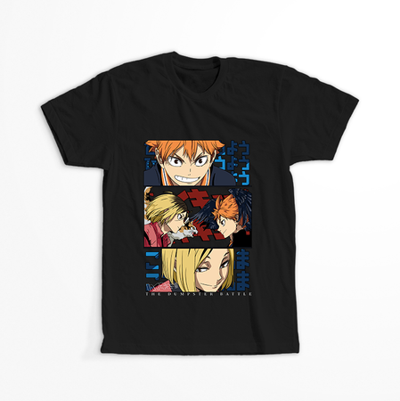 Koszulka Czarna - Haikyuu!! - WYBIERZ KOLOR KOSZULKI I FASON