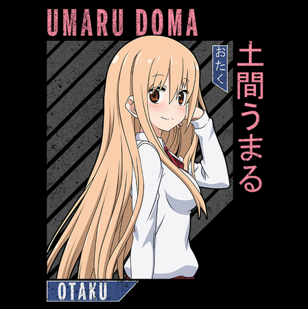 Koszulka Biała Himoto! Umaru-chan  WYBIERZ KOLOR KOSZULKI I FASON