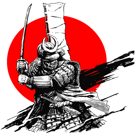 Koszulka Samuraj WYBIERZ KOLOR KOSZULKI I FASON