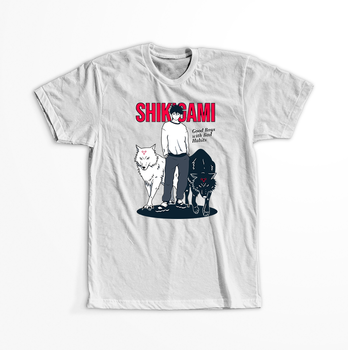 Koszulka Biała Jujutsu Kaisen - WYBIERZ KOLOR KOSZULKI I FASON