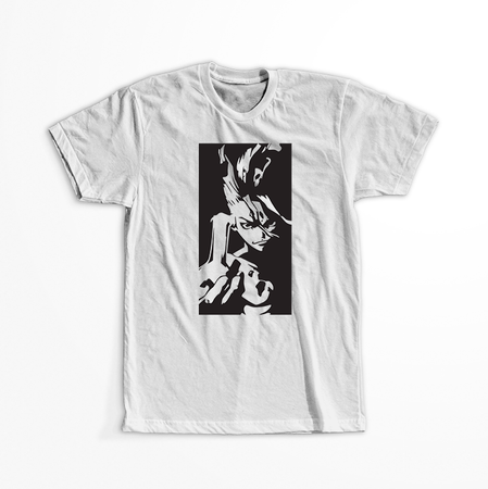 Koszulka Biała Dr. Stone - WYBIERZ KOLOR KOSZULKI I FASON