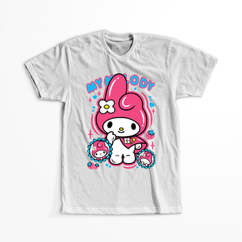 Koszulka Biała - My Melody - WYBIERZ KOLOR KOSZULKI I FASON