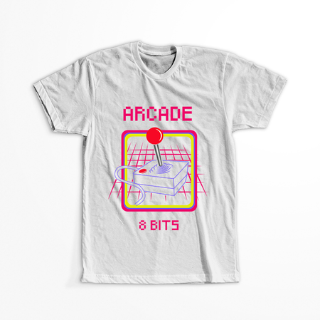 Koszulka Arcade 8 bits WYBIERZ KOLOR KOSZULKI I FASON