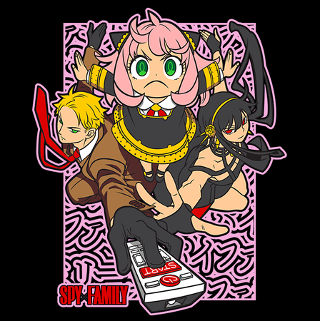 Koszulka Biała Spy X Family - WYBIERZ KOLOR KOSZULKI I FASON