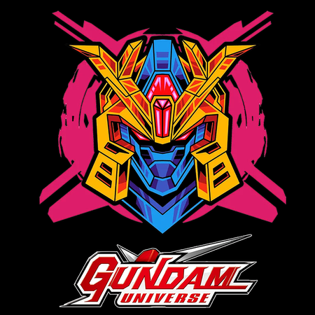 Koszulka Czarna Gundam - WYBIERZ KOLOR KOSZULKI I FASON