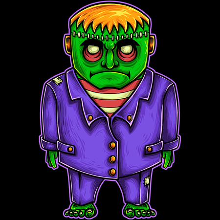 Koszulka Frankenstein KOLOR KOSZULKI I FASON