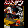 Koszulka Czarna Chainsaw Man WYBIERZ KOLOR KOSZULKI I FASON