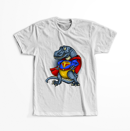 Koszulka Dinozaur WYBIERZ KOLOR KOSZULKI I FASON