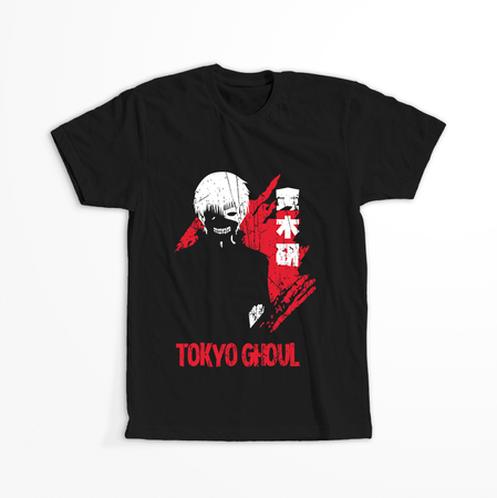 Koszulka Czarna Tokyo Ghoul - WYBIERZ KOLOR KOSZULKI I FASON