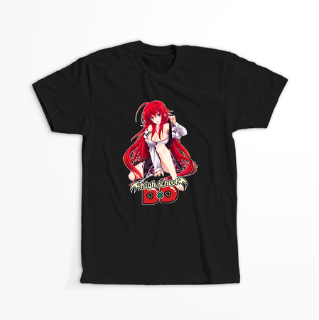 Koszulka Czarna Highschool DxD - WYBIERZ KOLOR KOSZULKI I FASON