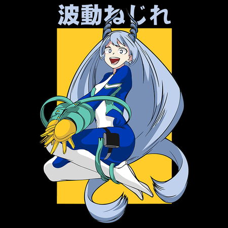 Koszulka Czarna My Hero Academia / Akademia bohaterów - WYBIERZ KOLOR KOSZULKI I FASON