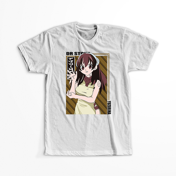 Koszulka Biała Dr. Stone - WYBIERZ KOLOR KOSZULKI I FASON