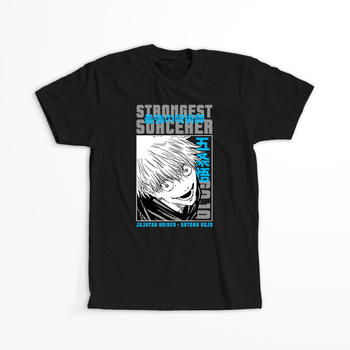 Koszulka Czarna Jujutsu Kaisen - WYBIERZ KOLOR KOSZULKI I FASON