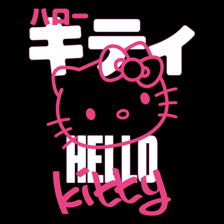 Koszulka Biała - Hello Kitty - WYBIERZ KOLOR KOSZULKI I FASON
