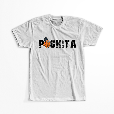 Koszulka Biała  Chainsaw Man WYBIERZ KOLOR KOSZULKI I FASON