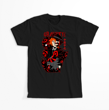 Koszulka Czarna - Bungou Stray Dogs - WYBIERZ KOLOR KOSZULKI I FASON