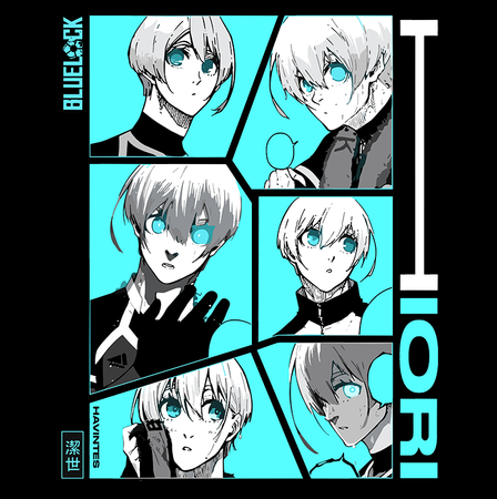 Koszulka Biała - Blue Lock - WYBIERZ KOLOR KOSZULKI I FASON