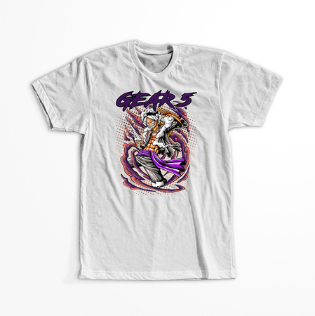 Koszulka Biała One Piece - WYBIERZ KOLOR KOSZULKI I FASON