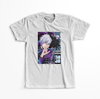 Koszulka Biała Jujutsu Kaisen - WYBIERZ KOLOR KOSZULKI I FASON